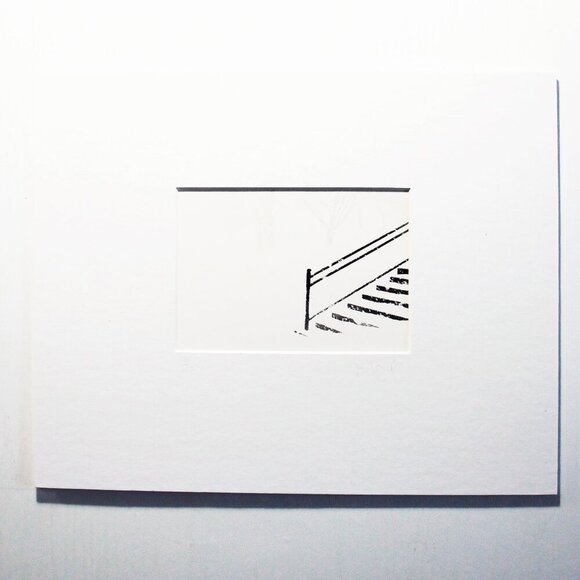 Silver Bromide Photograph Allan Manus Montréal Steps to Mount Royal With… - Picture 1 of 5